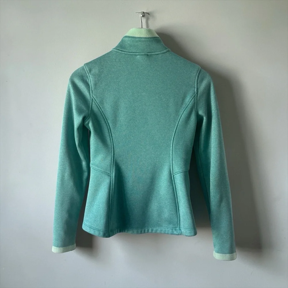 The North Face Women's Vintage Teal Zip-Up Fleece Jacket! XS